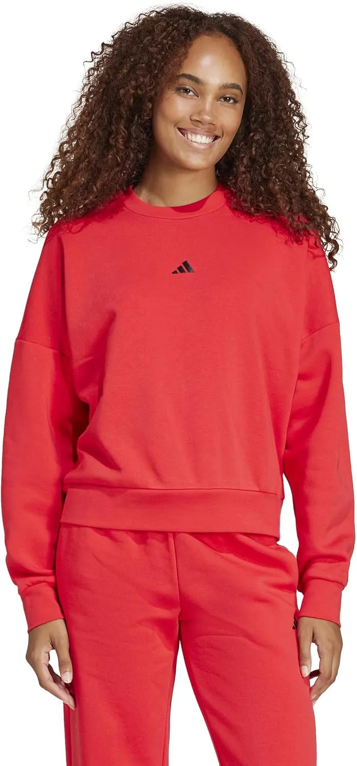 adidas Women's Essentials Small Logo Feel Cozy Sweatshirt