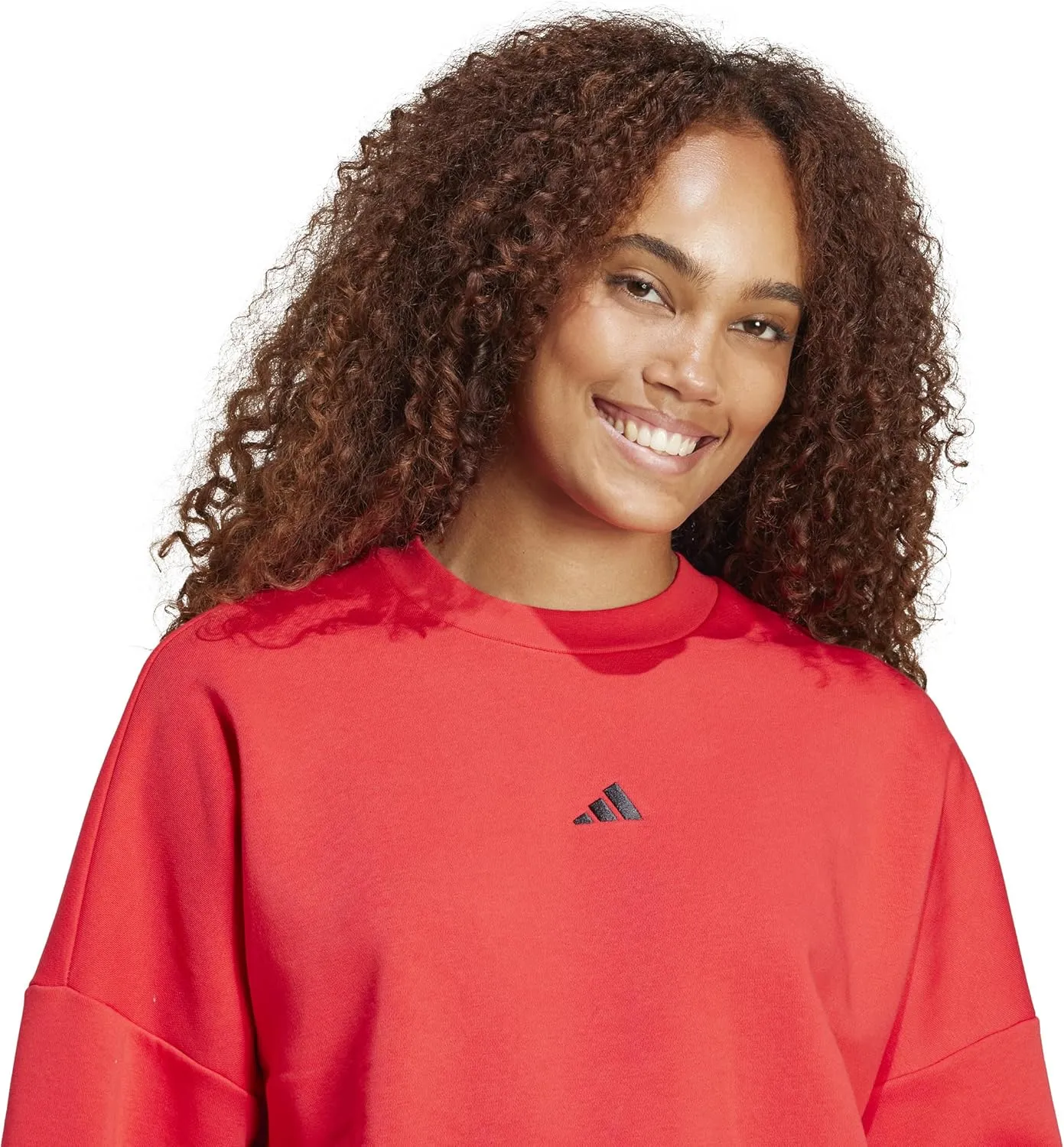 adidas Women's Essentials Small Logo Feel Cozy Sweatshirt