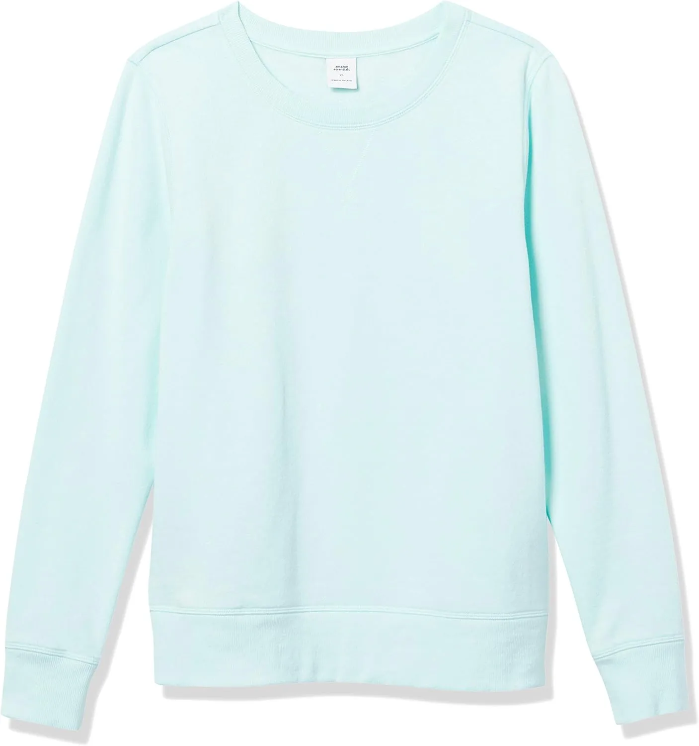 Amazon Essentials Women's French Terry Fleece Crewneck Pullover Sweatshirt (Available in Plus Size)