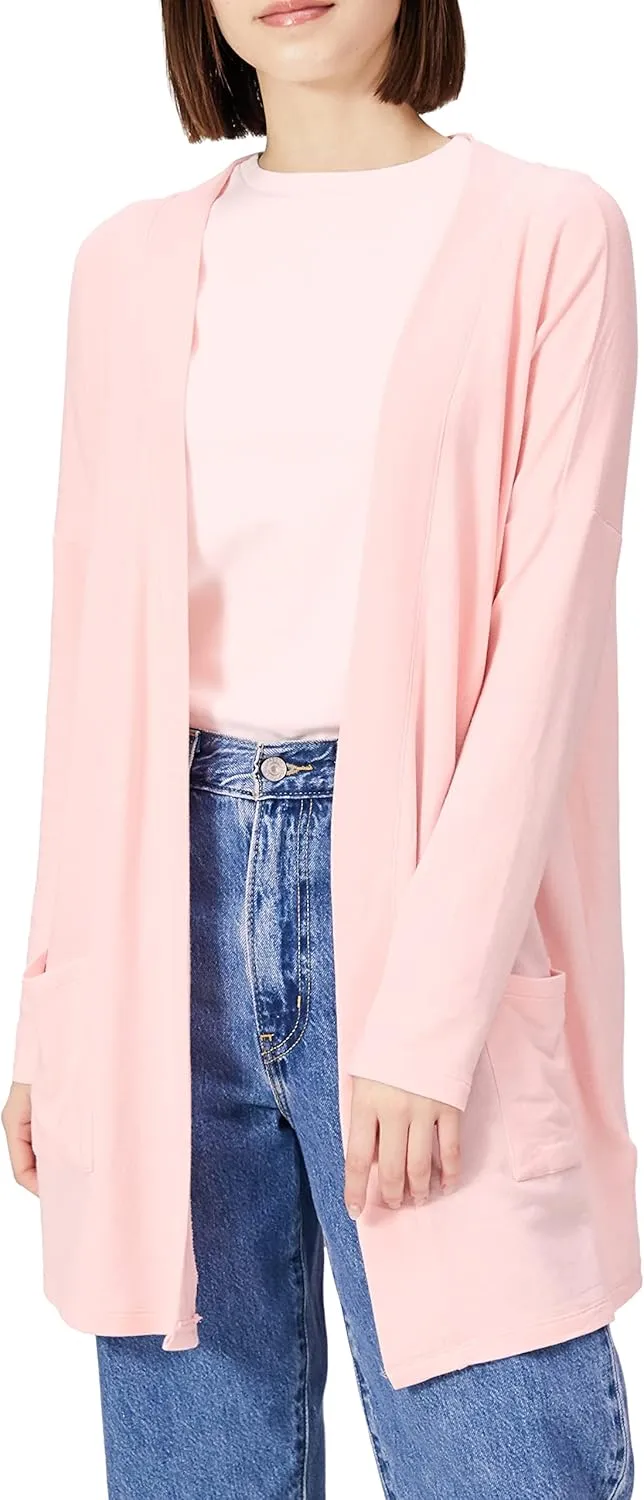 Amazon Essentials Women's Relaxed-Fit Ultra-Lightweight Open-Front Cardigan