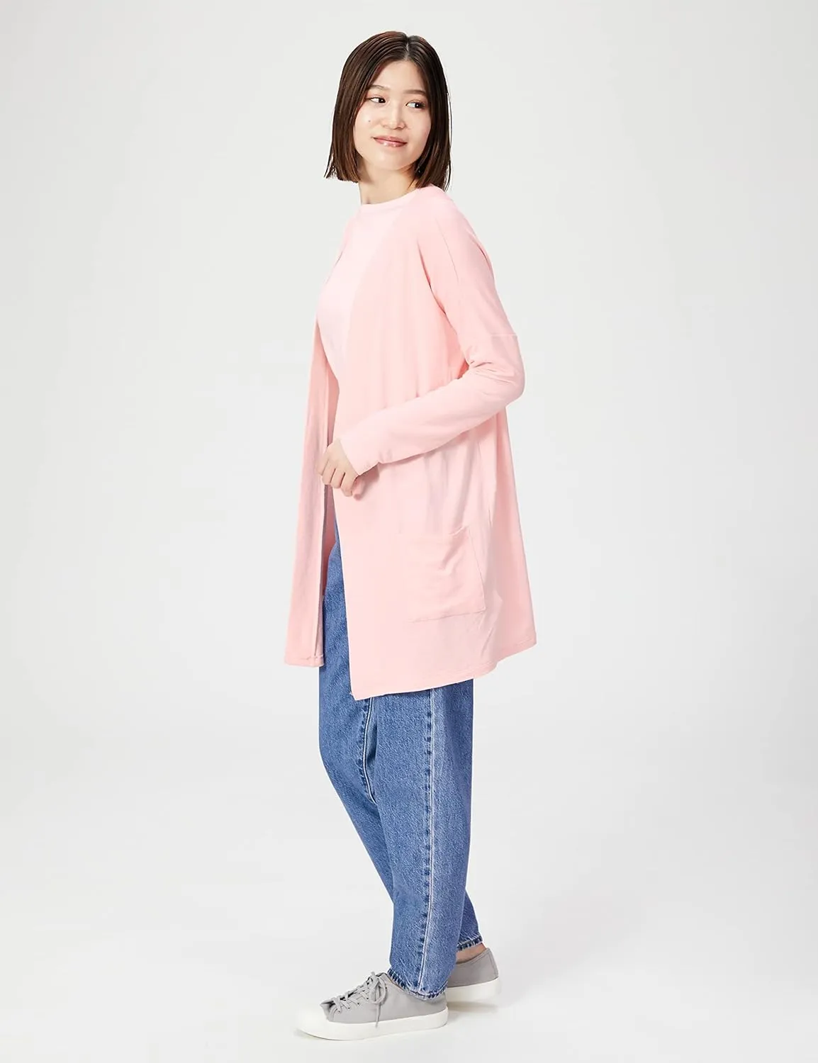 Amazon Essentials Women's Relaxed-Fit Ultra-Lightweight Open-Front Cardigan