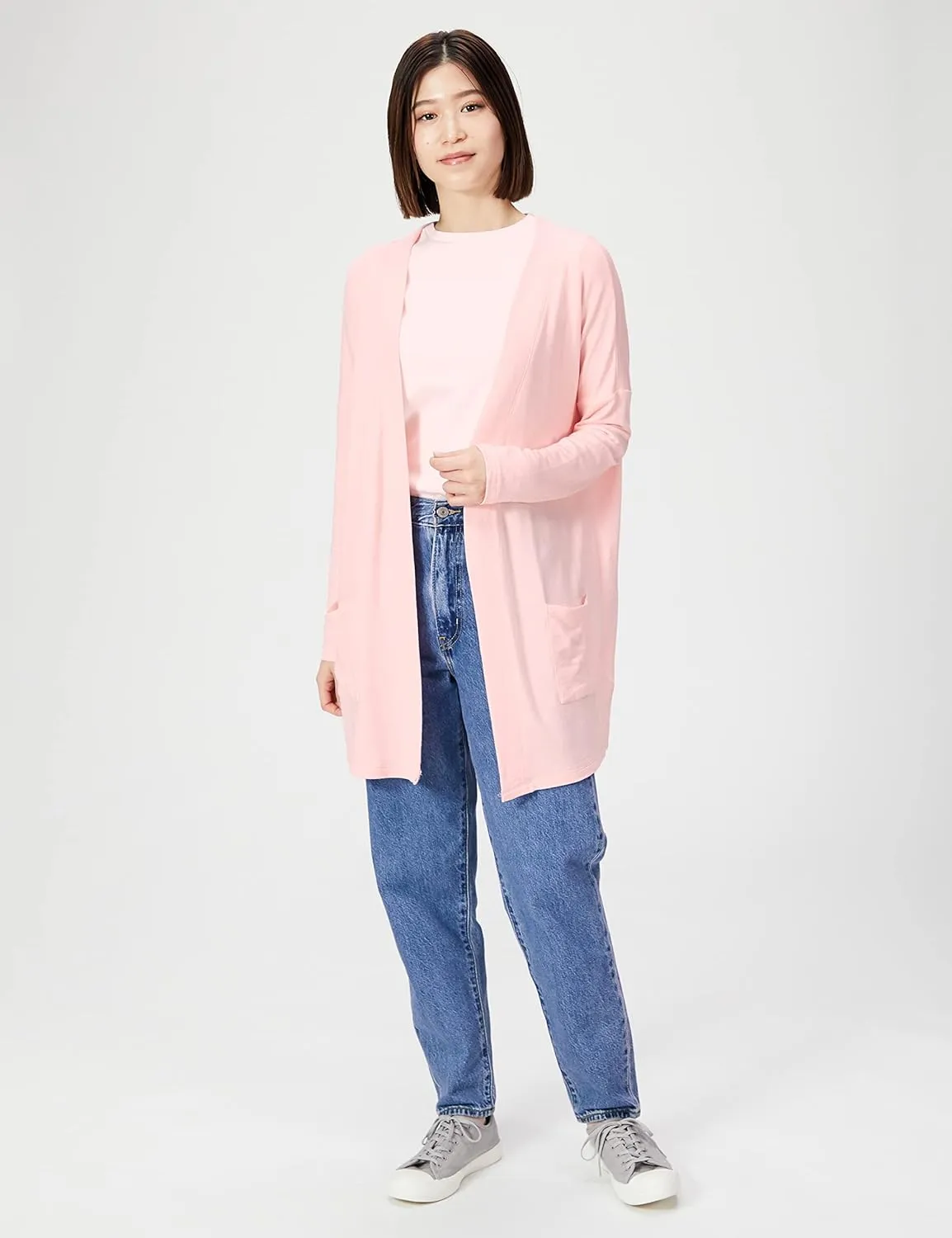 Amazon Essentials Women's Relaxed-Fit Ultra-Lightweight Open-Front Cardigan