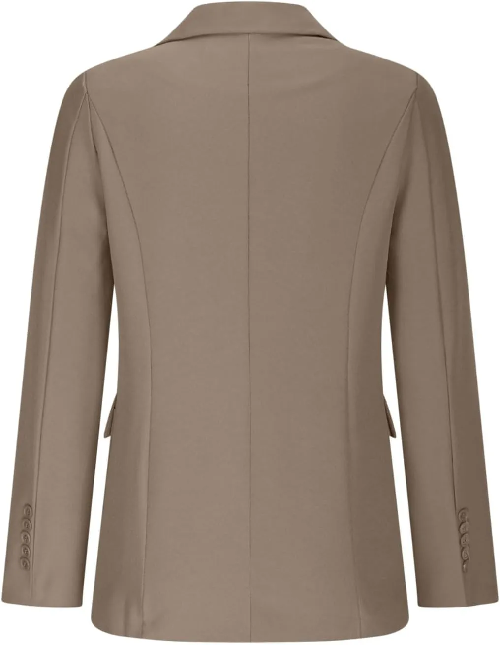 Business Casual Blazer for Women Suit Jackets Dressy Button Long Sleeve Open Front Cardigan Work Office Blazer Jacket