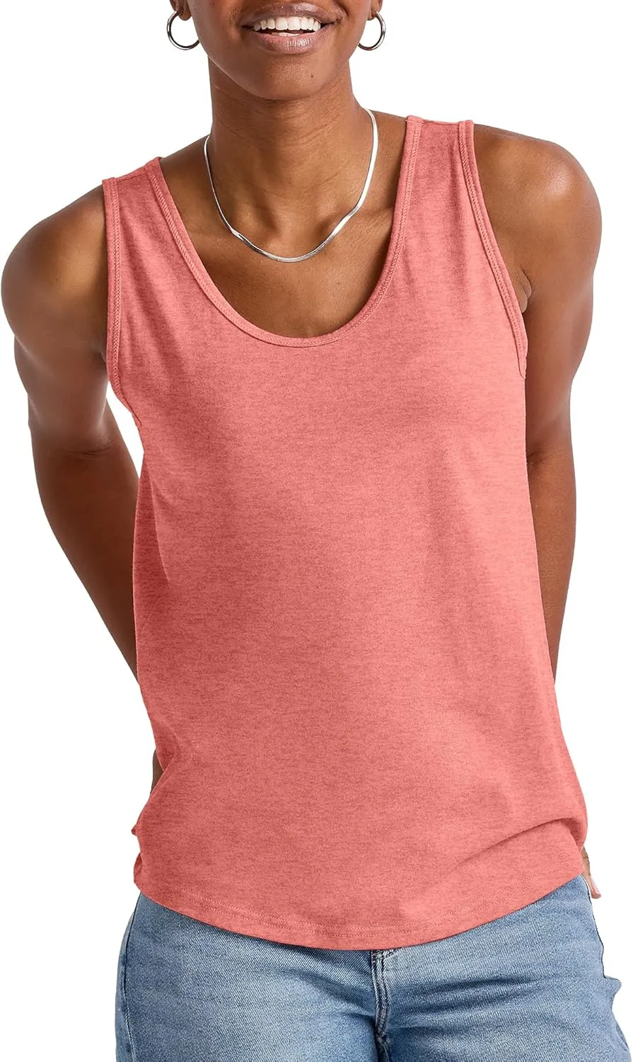 Champion Originals Tri-Blend Tank Top, Lightweight Sleeveless Shirt for Women, Plus
