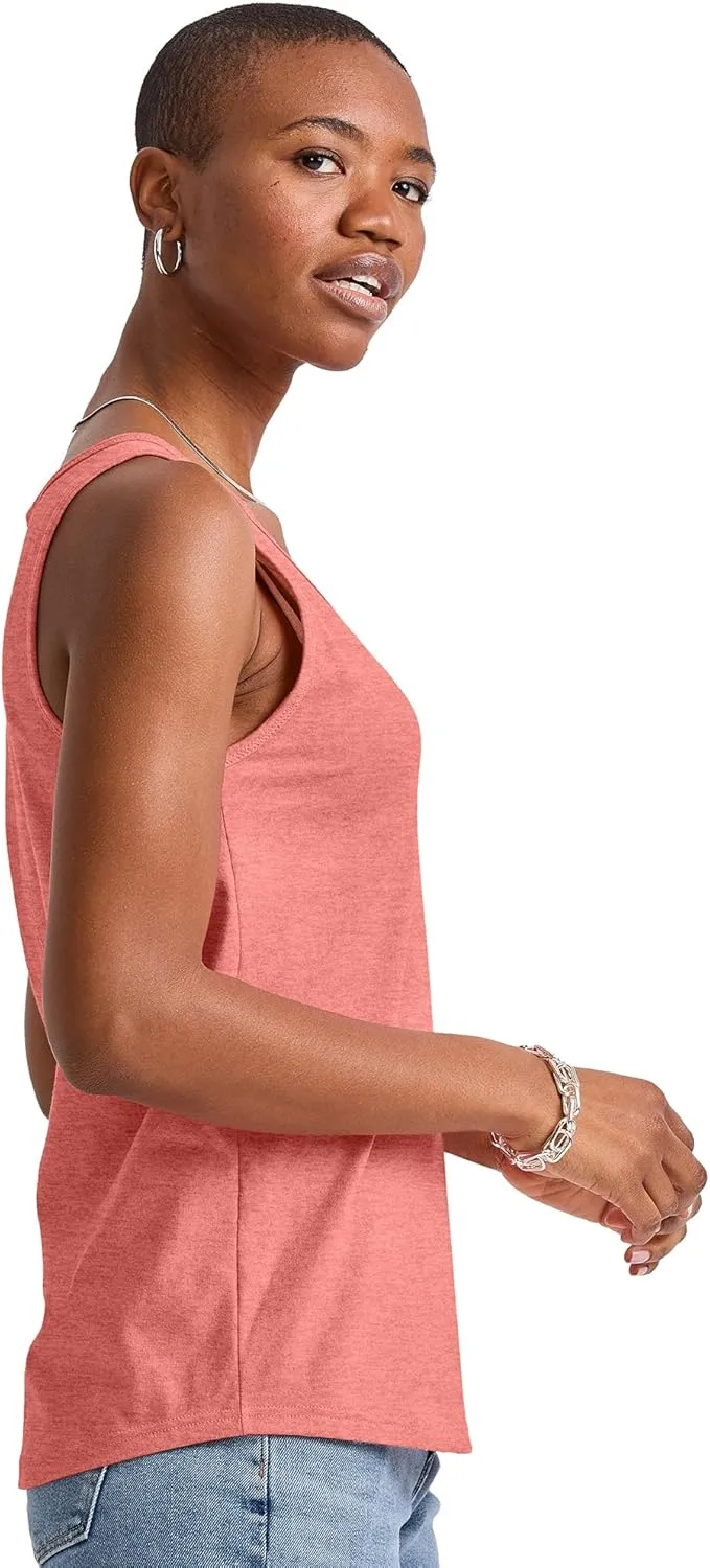 Champion Originals Tri-Blend Tank Top, Lightweight Sleeveless Shirt for Women, Plus
