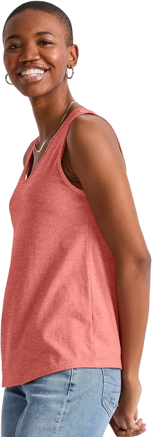 Champion Originals Tri-Blend Tank Top, Lightweight Sleeveless Shirt for Women, Plus