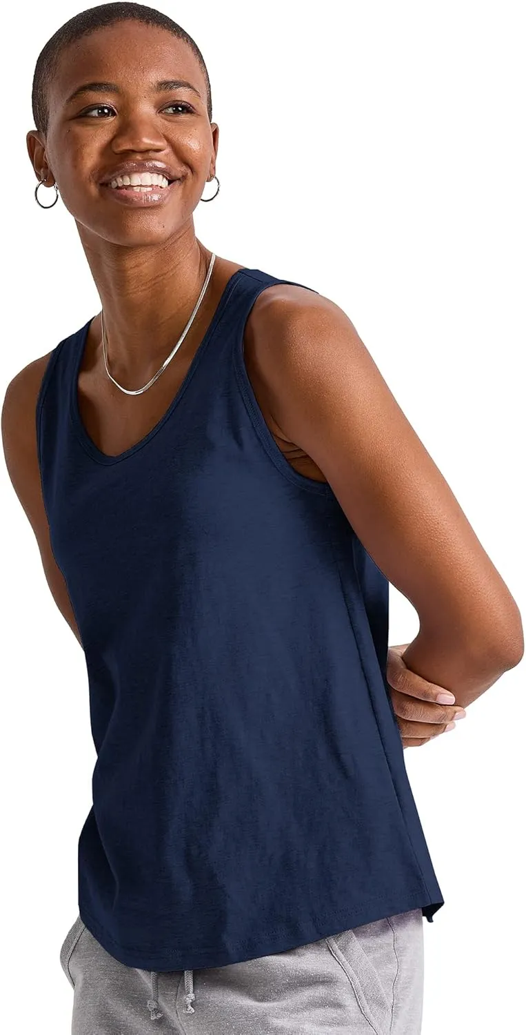 Champion Originals Tri-Blend Tank Top, Lightweight Sleeveless Shirt for Women, Plus