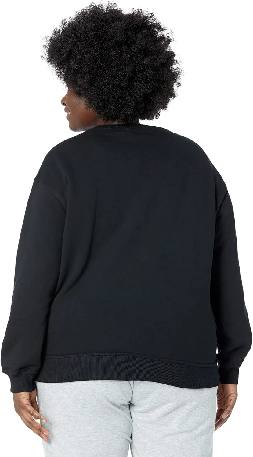 Champion Women's Sweatshirt, Powerblend, Crewneck for Women, Script (Plus Size Available)