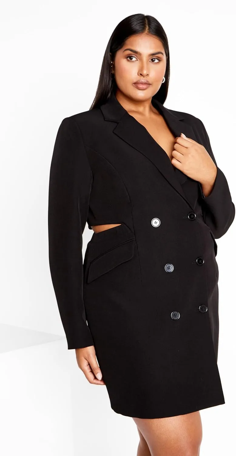 City Chic Women's Dress-Tuxedo Twyla
