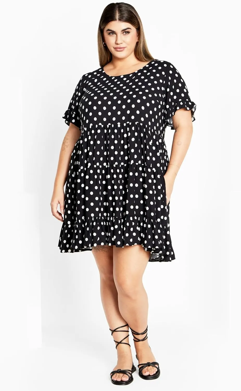 City Chic Women's Nikki Print Dress
