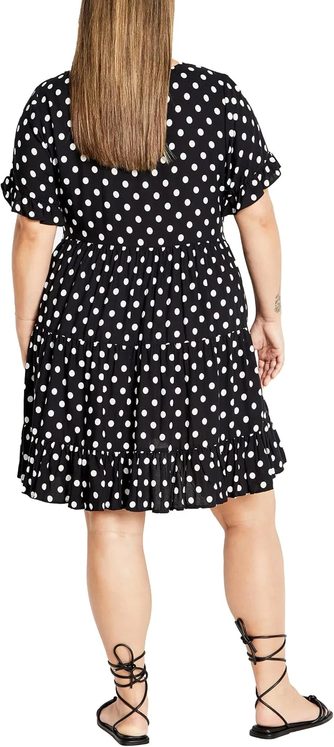 City Chic Women's Nikki Print Dress