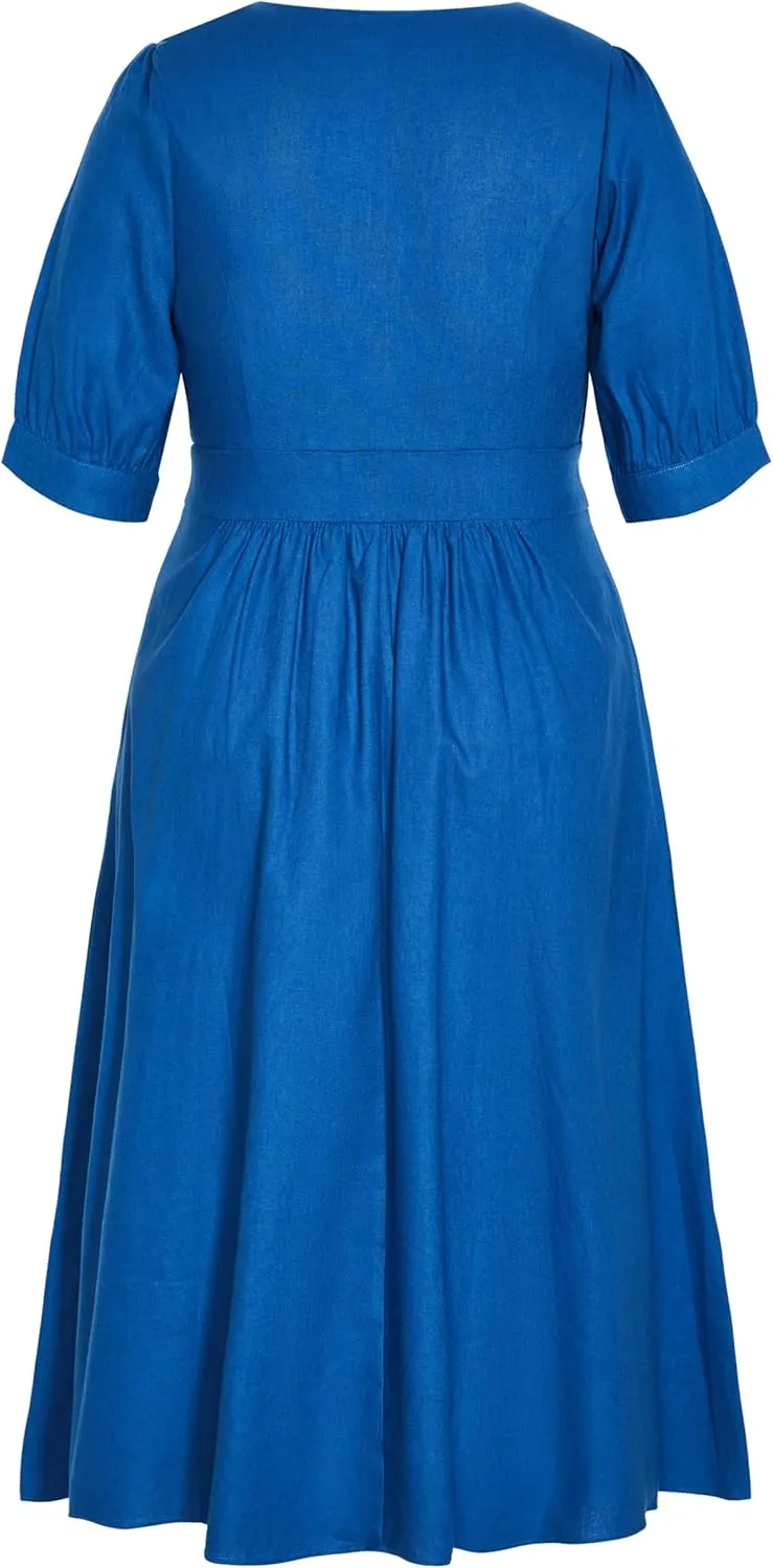 City Chic Women's Plus Size Sunset Stroll Dress