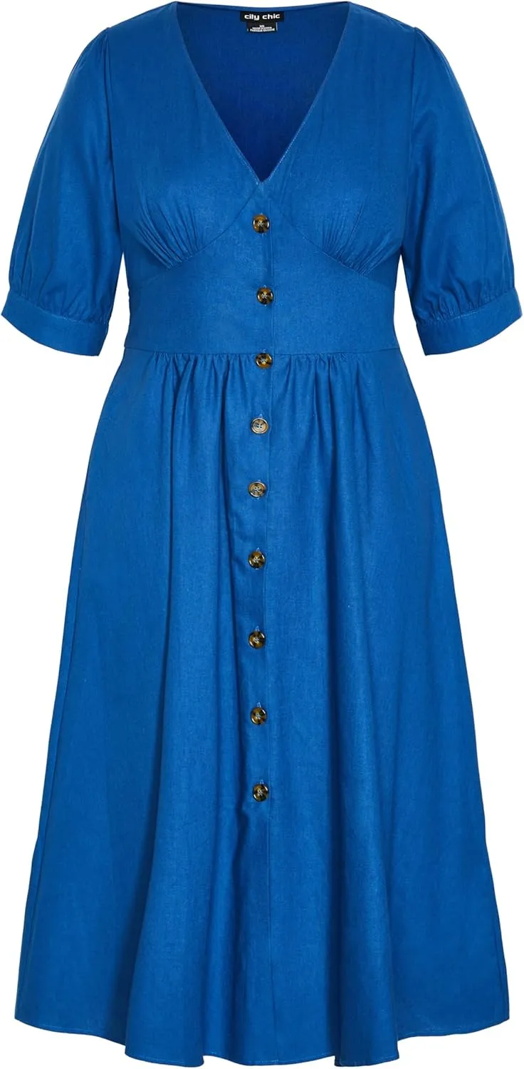 City Chic Women's Plus Size Sunset Stroll Dress