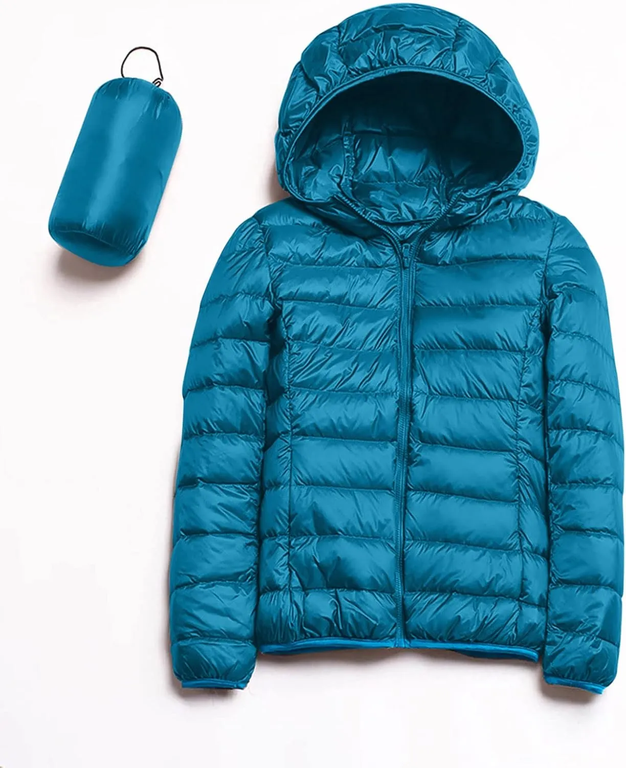 cooki Puffer Coat Women with Hood Quilted Jackets for Women Winter Packable Puffer Jacket Lightweight Down Coat Plus Size