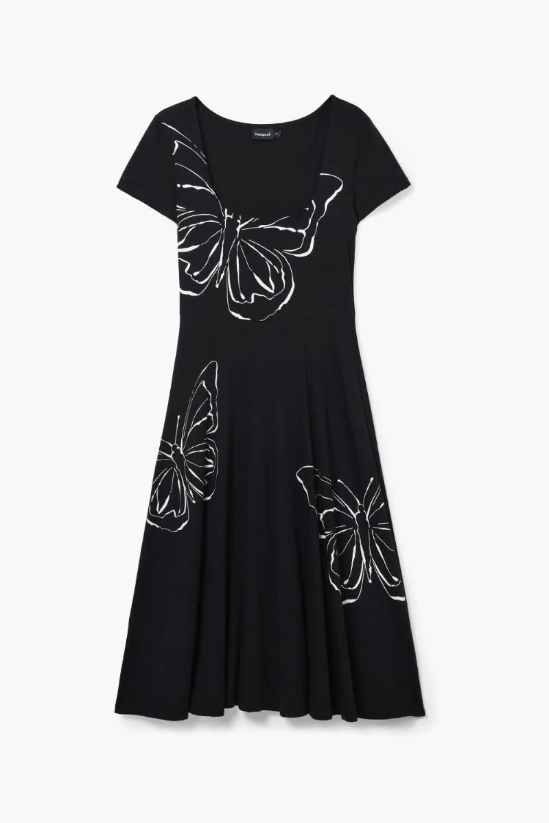 Desigual Women's Woman Knit Dress Short Sleeve