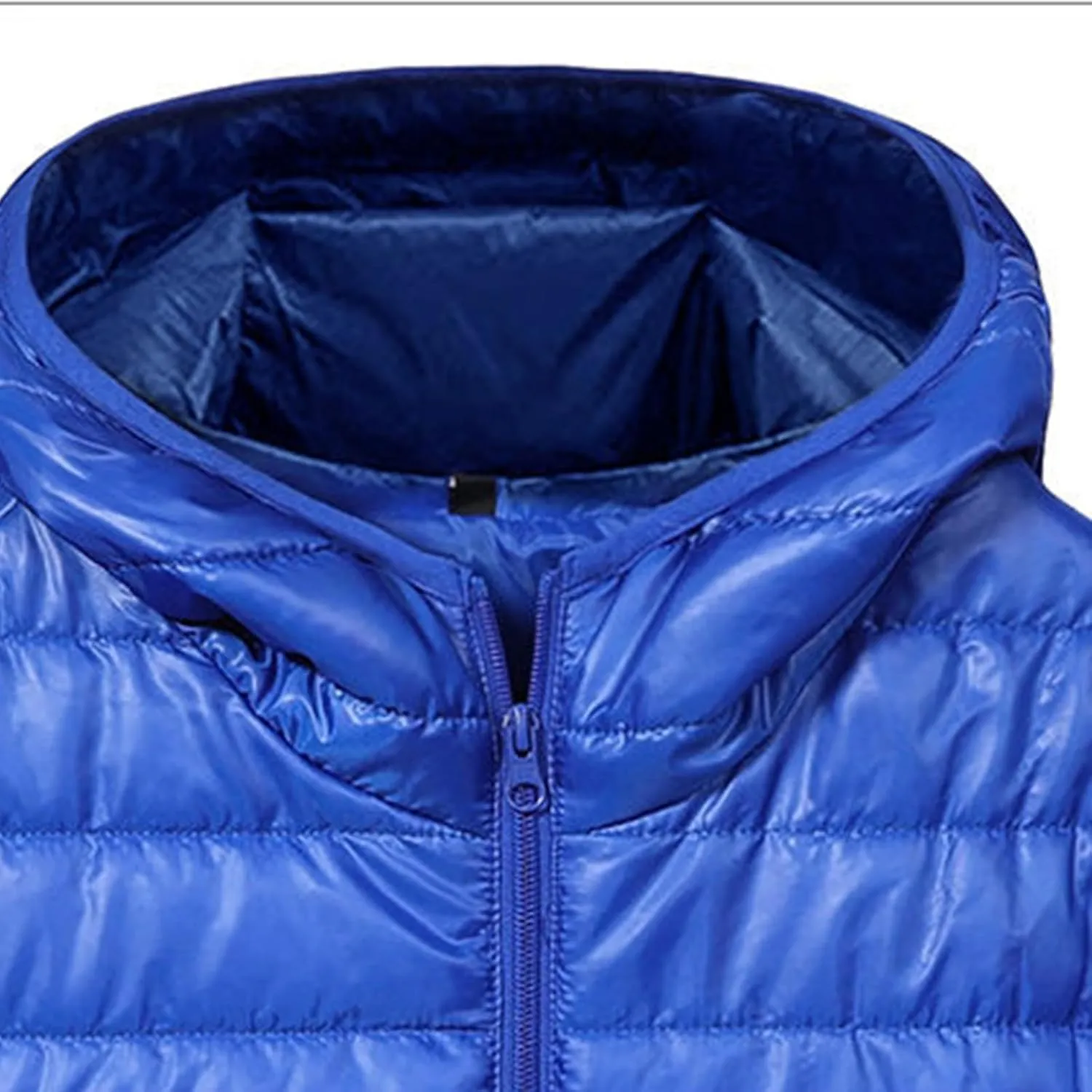 Down Jacket Men Lightweight Packable Puffer Jacket Winter Thermal Quilted Coats Waterproof Bubble Coats with Hood
