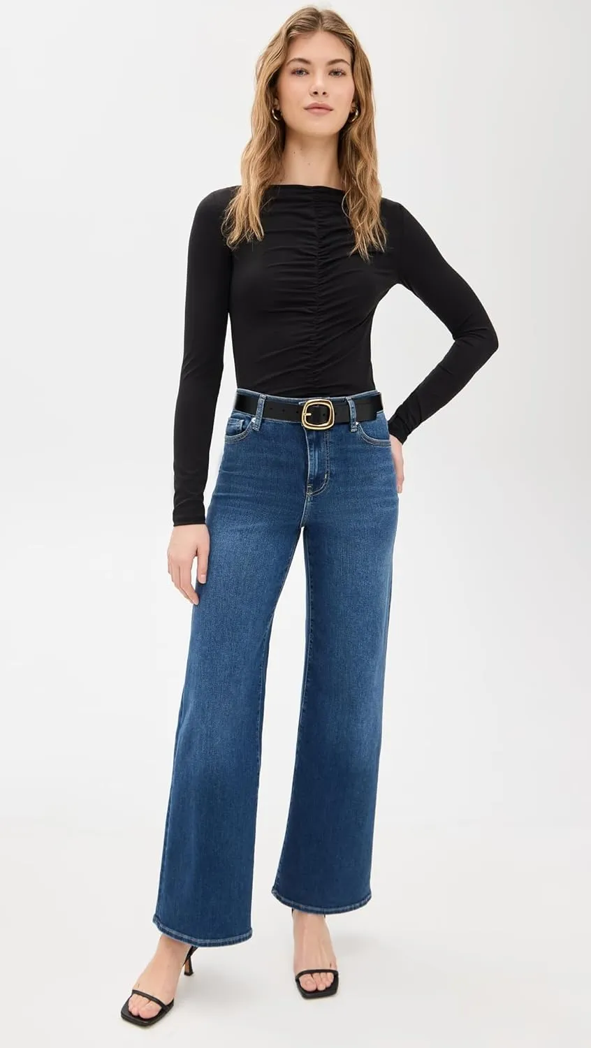 FRAME Women's Le Slim Palazzo Jeans