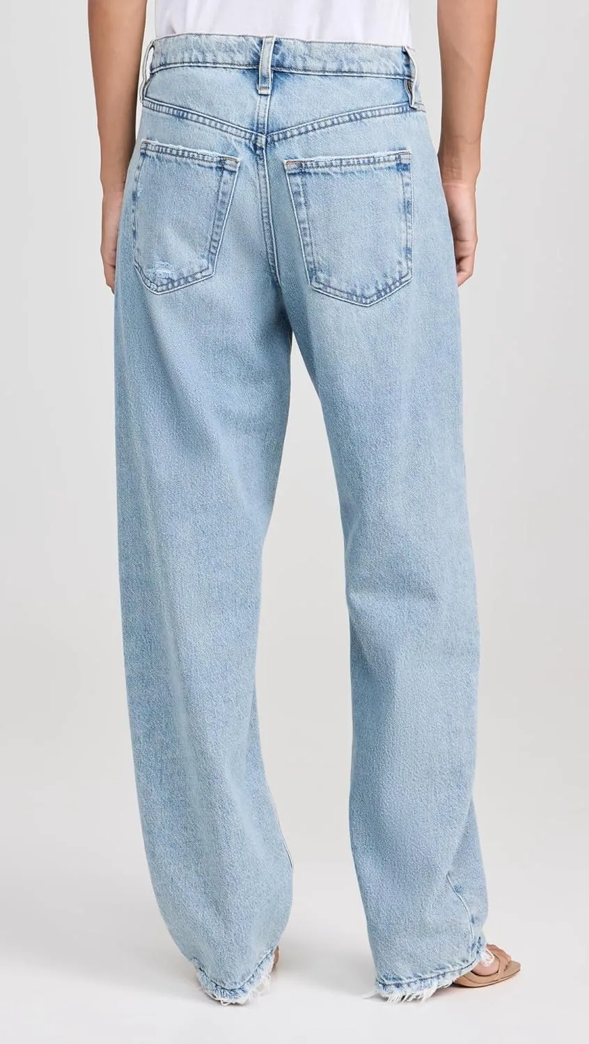 FRAME Women's Low Slung Barrel Jeans