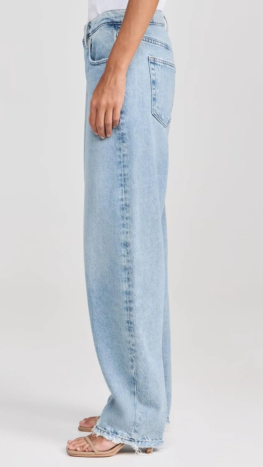 FRAME Women's Low Slung Barrel Jeans