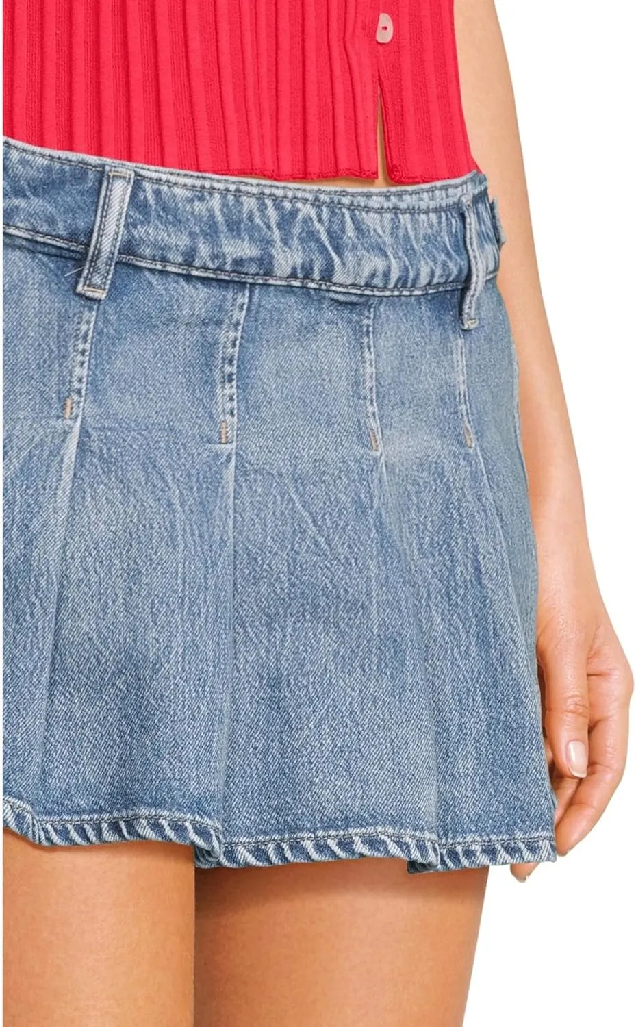 Free People Women's Stephie Denim Skort