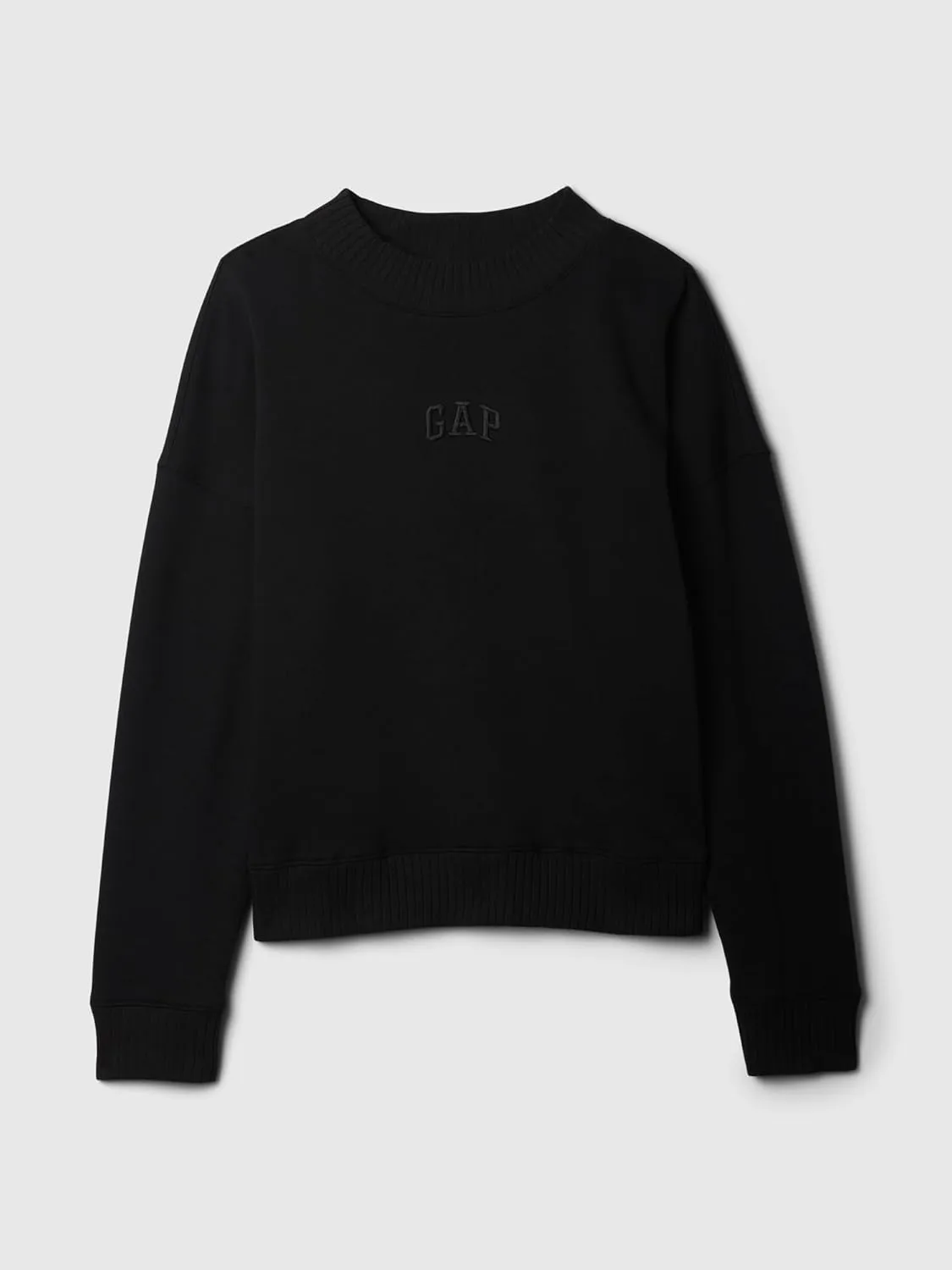 GAP Women's Logo Mockneck Sweatshirt