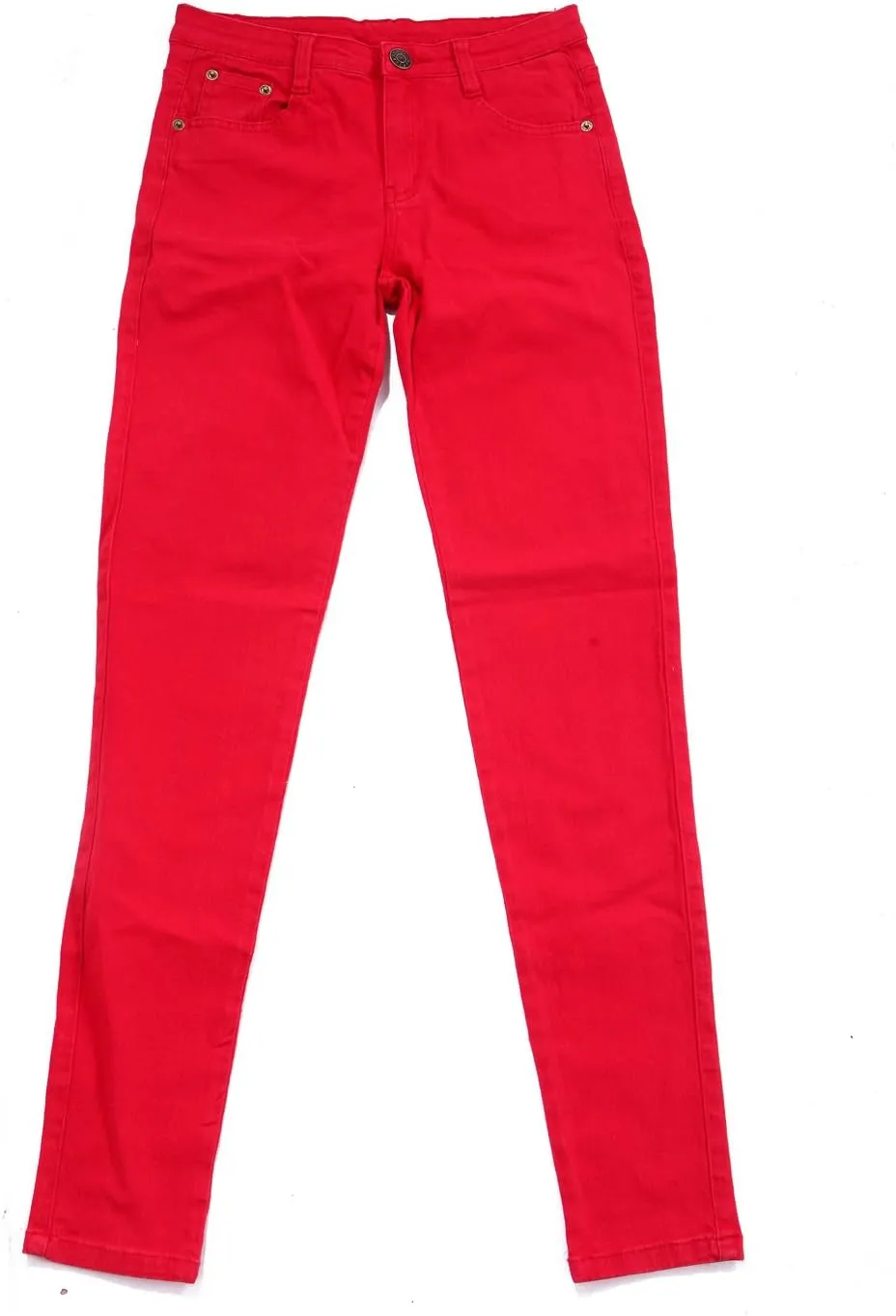 HDE Women's Mid-Rise Stretchy Denim Slim Fit Skinny Jeans