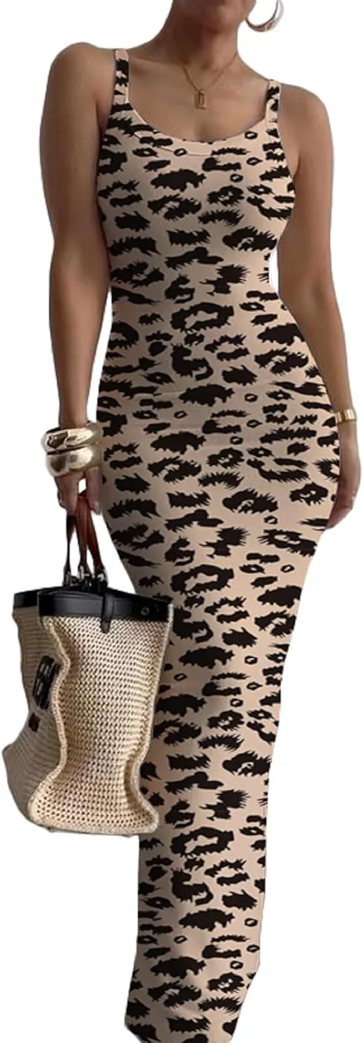 HTD Women Summer Casual Bodycon Maxi Dress Sexy Dresses