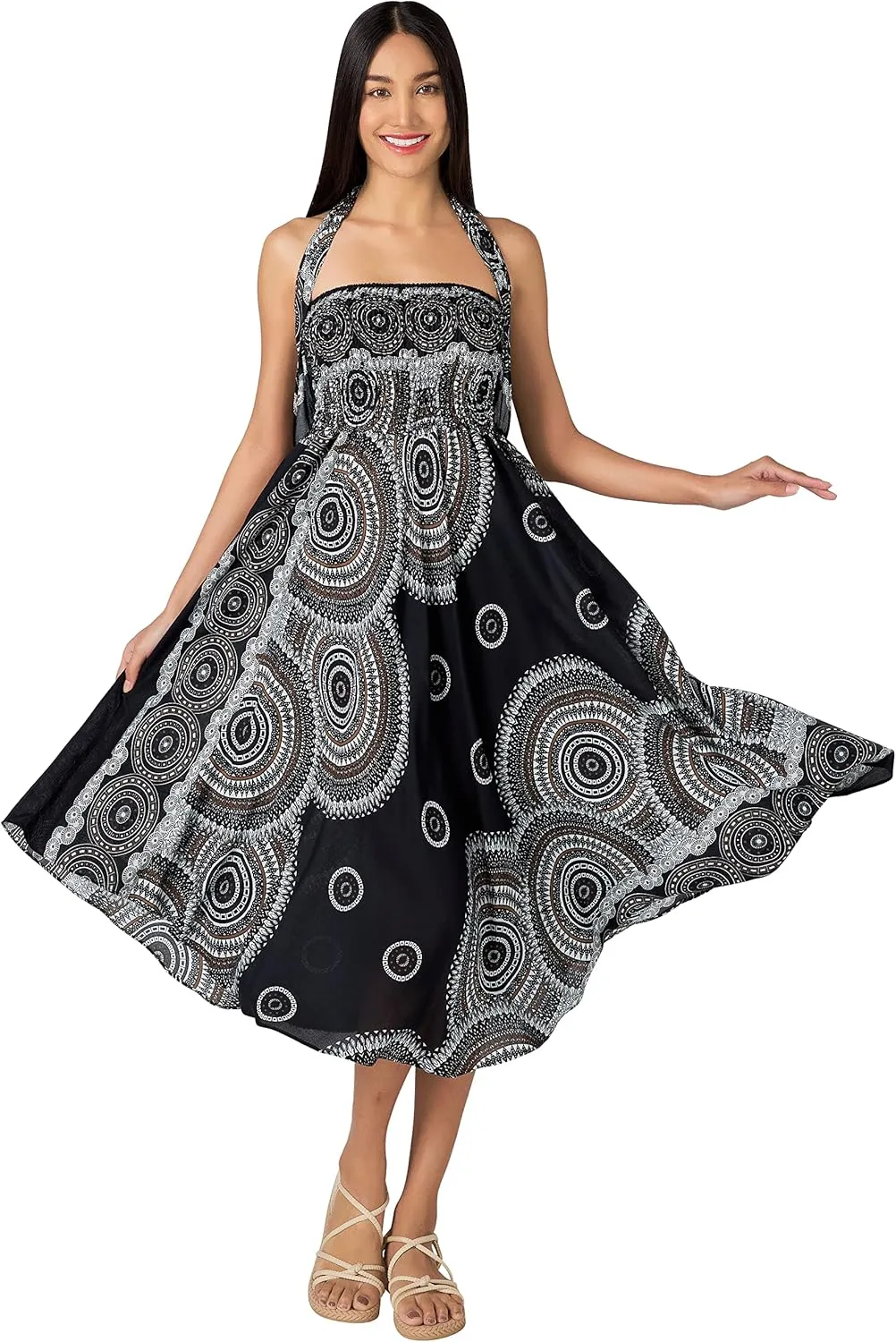 Joob Joob Long Boho Skirts for Women - Bohemian Hippie Maxi Summer Skirt