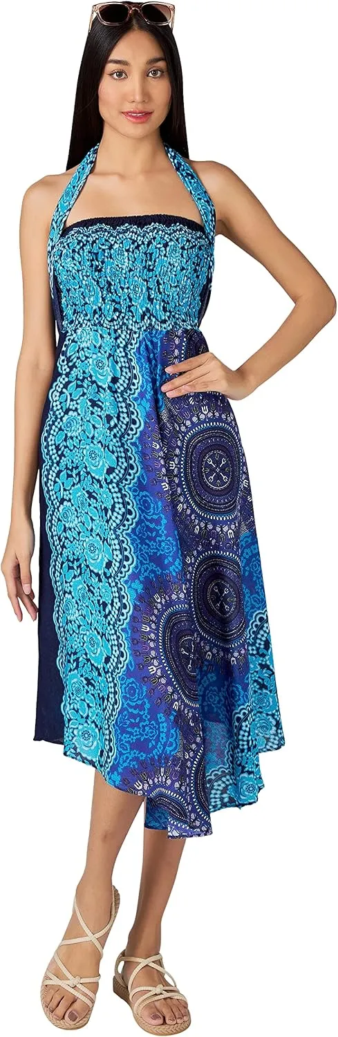 Joob Joob Long Boho Skirts for Women - Bohemian Hippie Maxi Summer Skirt