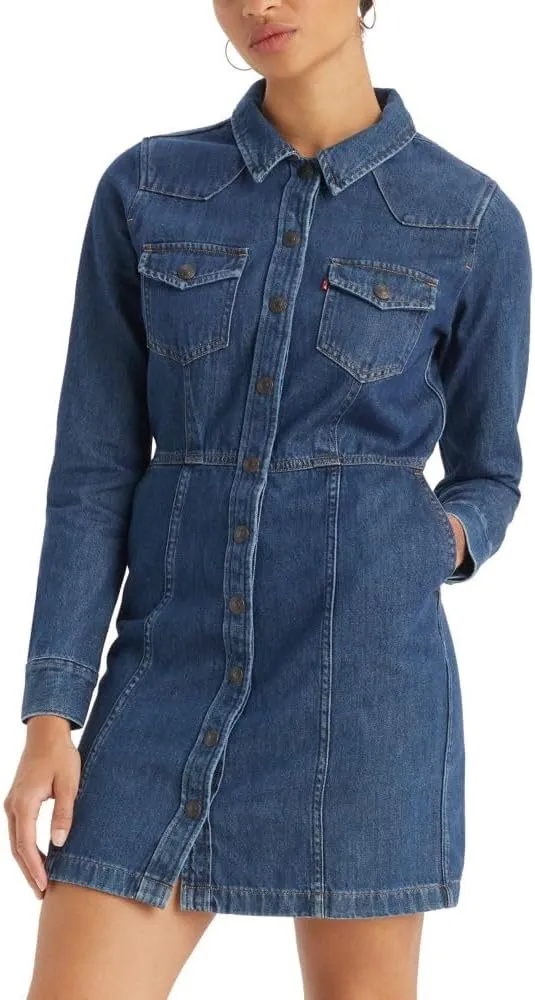 Levi's Women's Flynn Western Core Dress (Also Available in Plus)