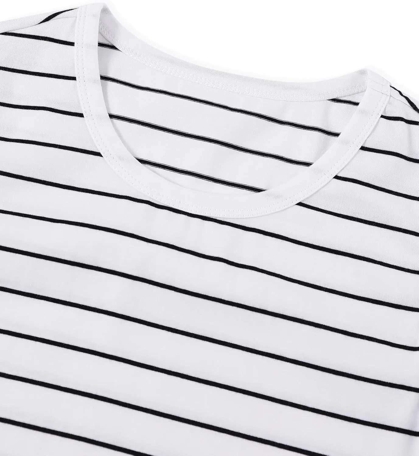 LilyCoco Women's Striped Tank Tops Sleeveless Color Block Loose Fit T Shirts
