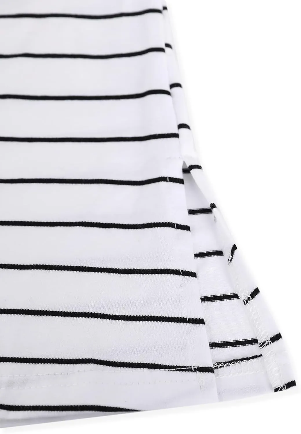 LilyCoco Women's Striped Tank Tops Sleeveless Color Block Loose Fit T Shirts