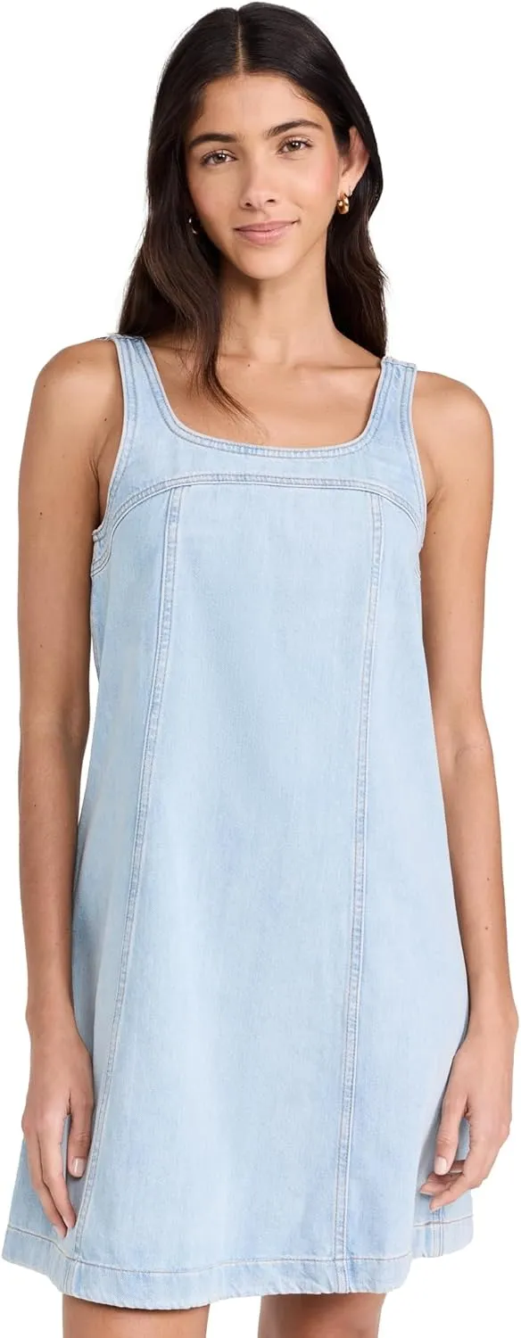 Madewell Women's Denim Sleeveless Mini Dress