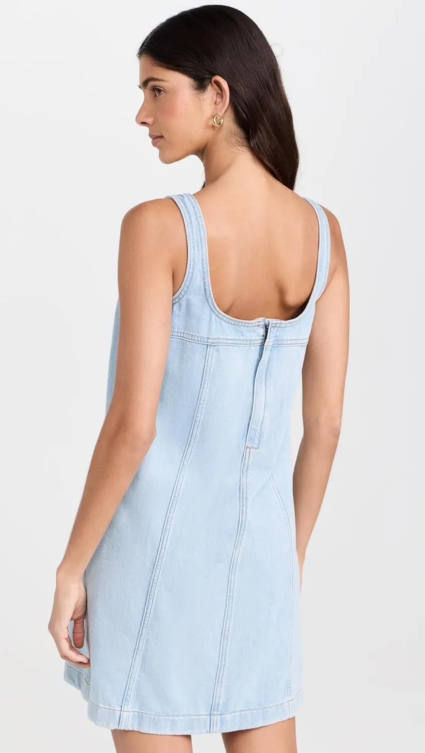 Madewell Women's Denim Sleeveless Mini Dress