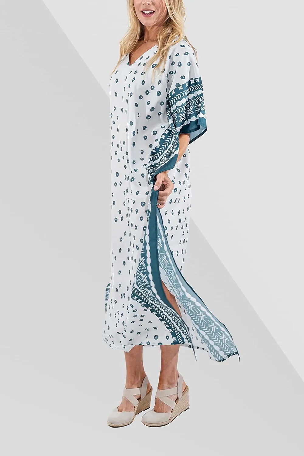 Miss Lavish London Women's Kaftans and Kimono Dresses - Stylish Caftans for Women