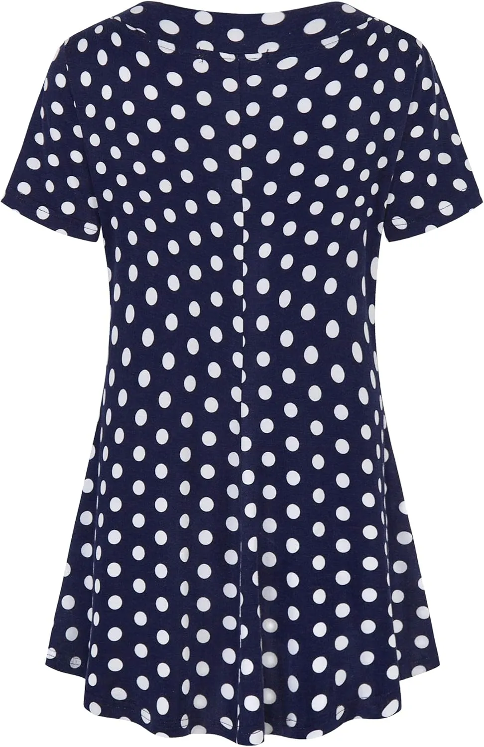 Ninedaily Women's Tunic Summer Short Sleeve Top Loose V Neck Dressy Shirt Blouse