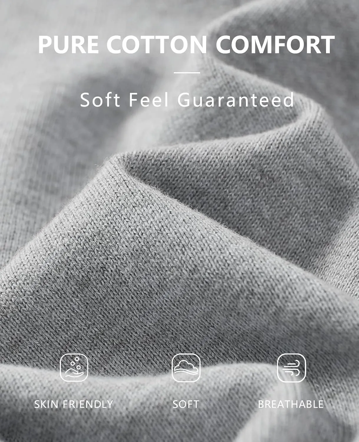 QUALFORT Women's 100% Cotton Lightweight Cardigans Long Sleeve Knitted Button Down Sweater