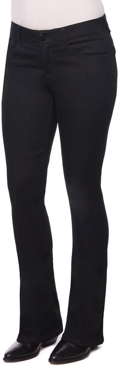 "Ab"solution Itty Bitty Bootcut Black Jeans