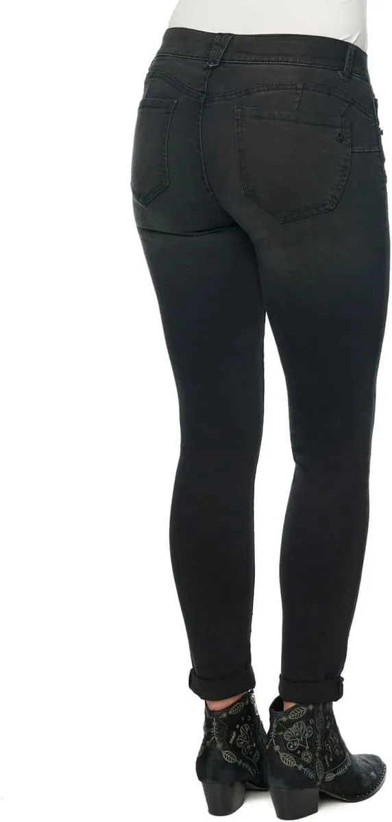 "Ab"solution Itty Bitty Bootcut Black Jeans