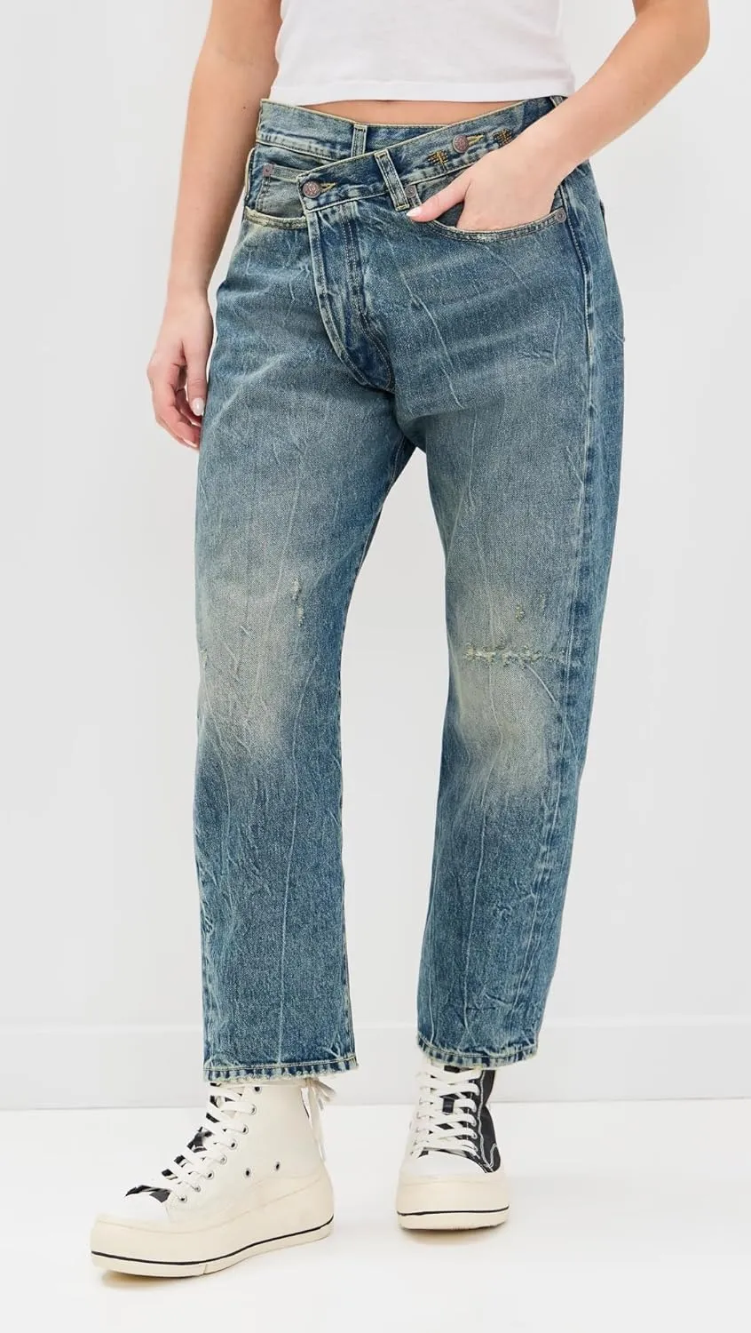 R13 Women's Cross Over Jeans
