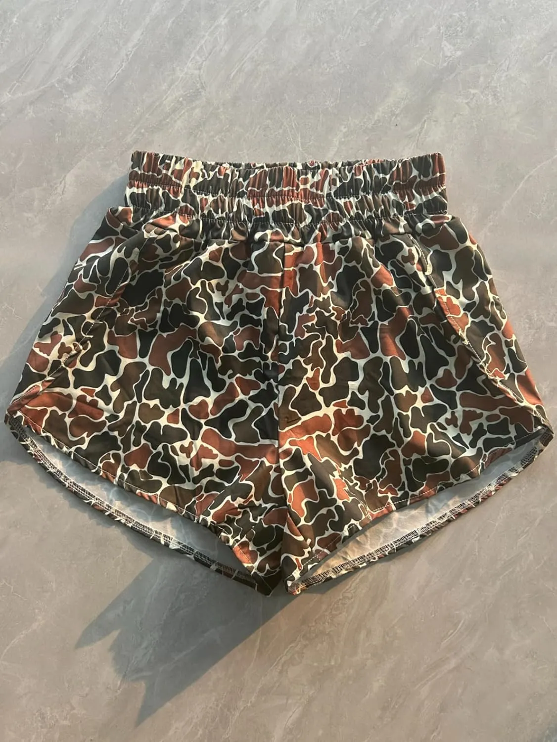RICHTRUE Camo Boxer Shorts Women Cute Graphic Y2k Shorts Colorful Summer Bottoms 2025 Trendy