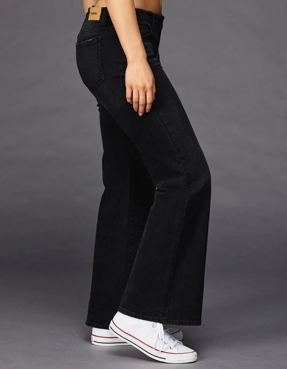 Rsq Womens Low Rise Flare Jeans