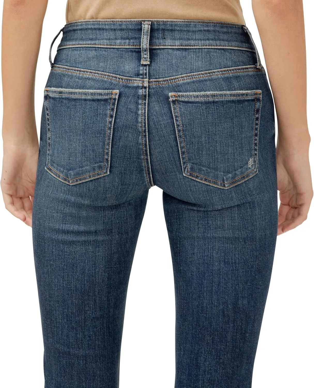 Silver Jeans Co. Women's Suki Mid Rise Curvy Fit Flare Leg Jeans