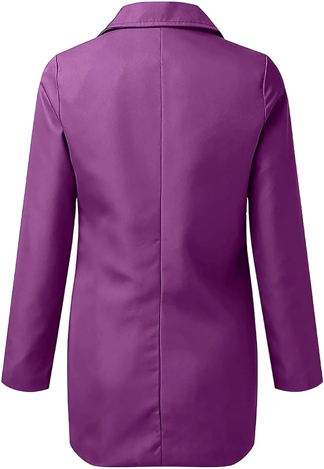 Solid Plain Blazers for Women Business Casual Office Coat Long Sleeve Cardigans Suit Blazer Jacket Fall Thin Outwear
