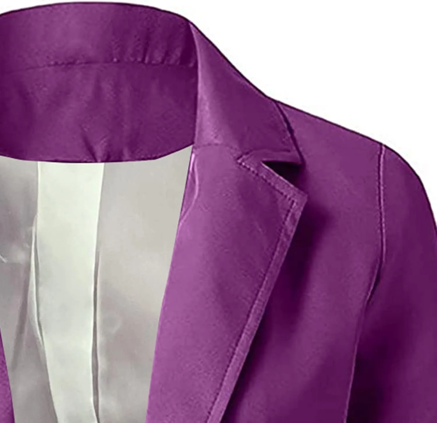Solid Plain Blazers for Women Business Casual Office Coat Long Sleeve Cardigans Suit Blazer Jacket Fall Thin Outwear