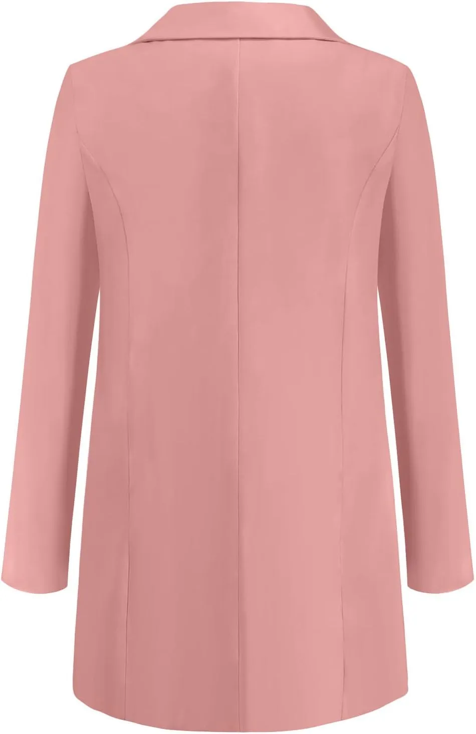 Solid Plain Blazers for Women Business Casual Office Coat Long Sleeve Cardigans Suit Blazer Jacket Fall Thin Outwear