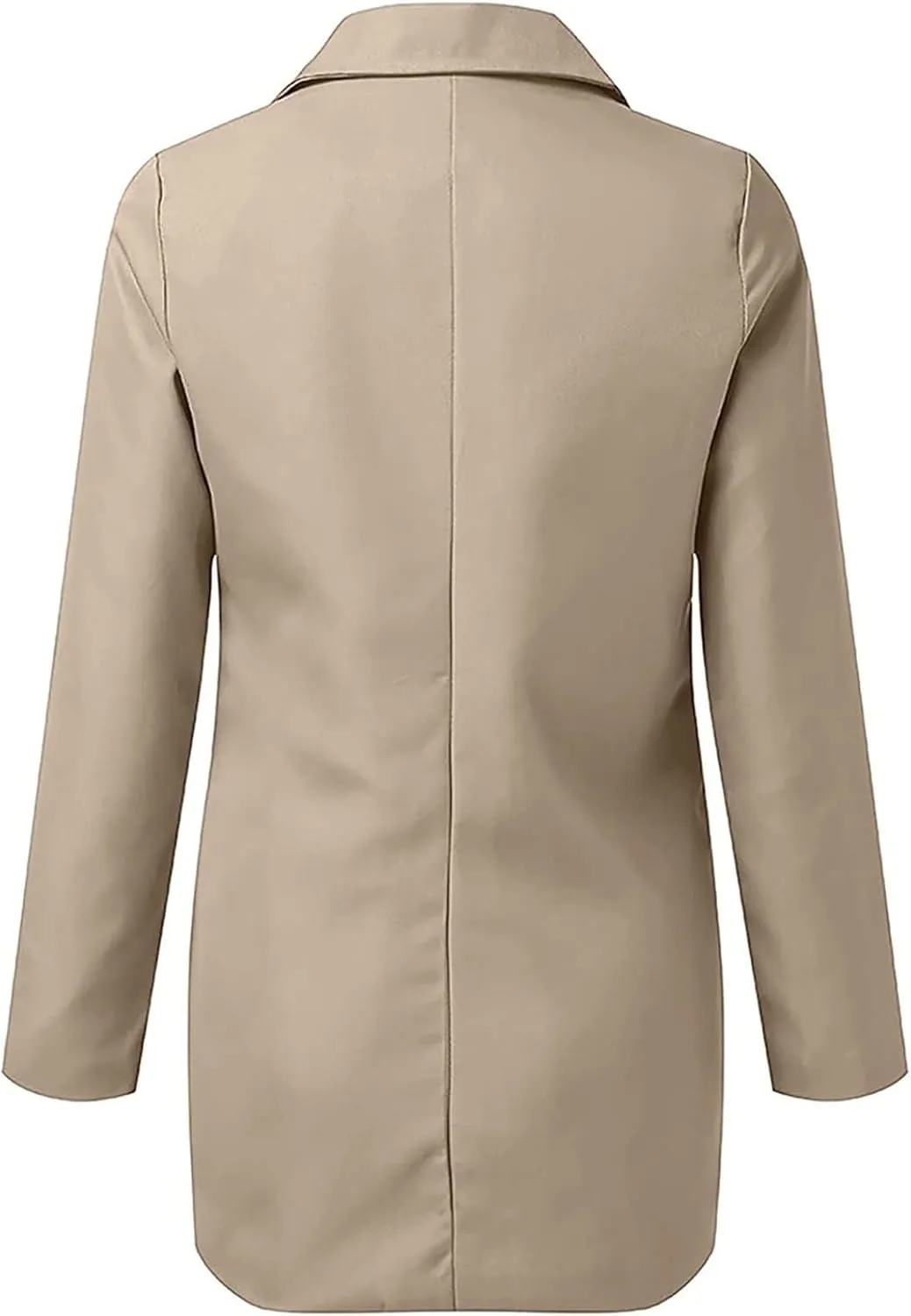 Solid Plain Blazers for Women Business Casual Office Coat Long Sleeve Cardigans Suit Blazer Jacket Fall Thin Outwear