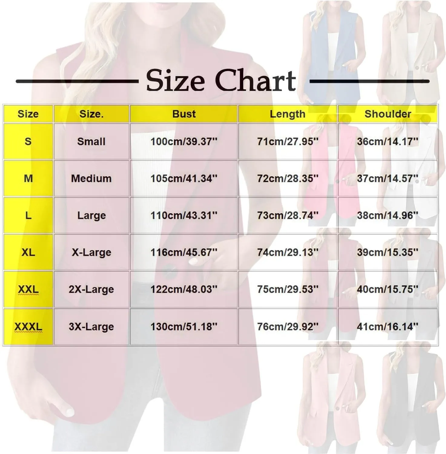 Summer Sleeveless Blazer for Women Lightweight Fully-Lined Fashion Casual Vest Work Office Button Up Pockets Blazers
