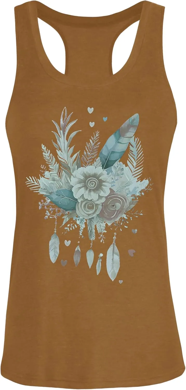 Tank Tops for Women Racerback Summer Sleeveless Casual Graphic Basic Top Shirts