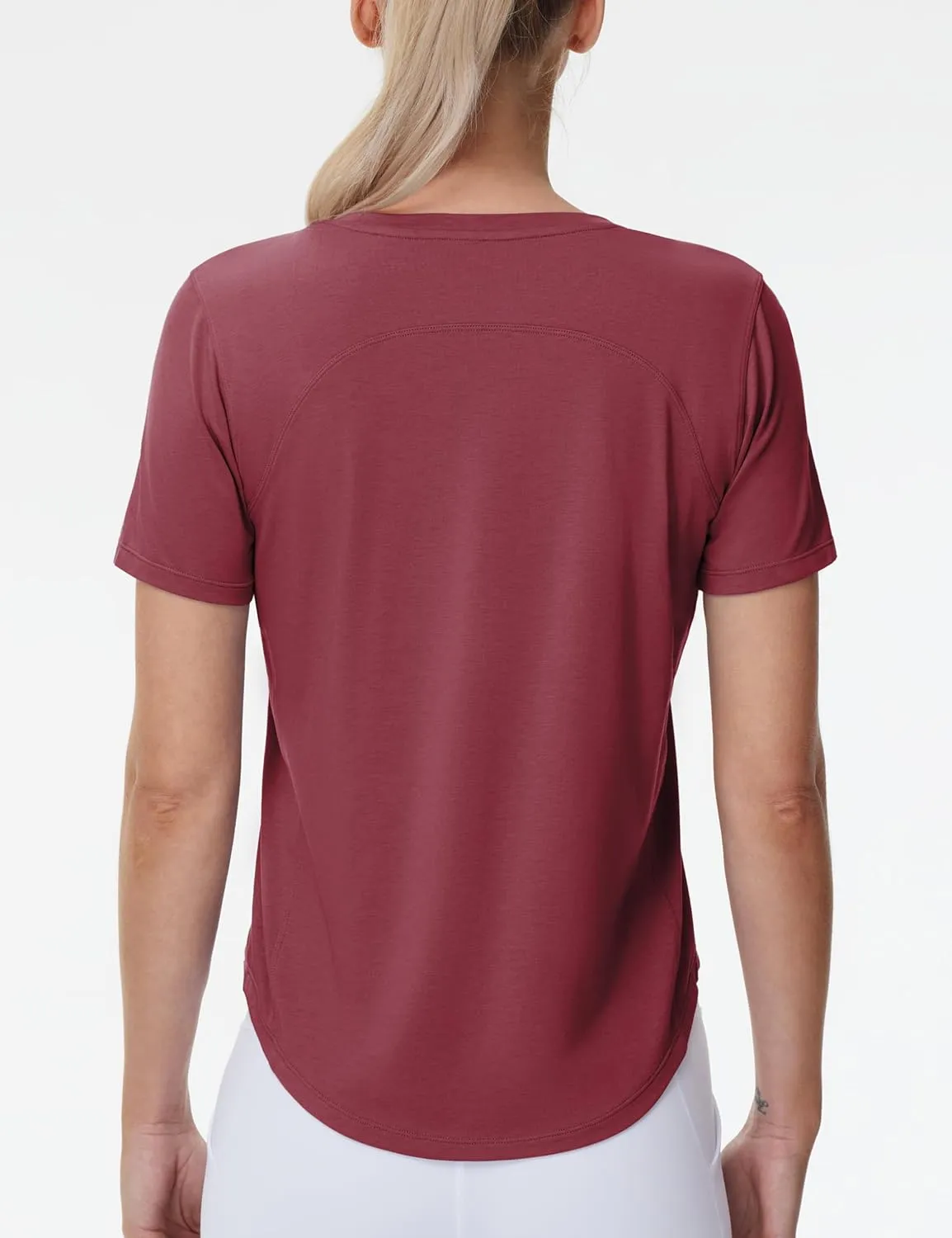 THE GYM PEOPLE Women's Workout Short Sleeve Breathable T-Shirts Athletic Yoga Tee Tops